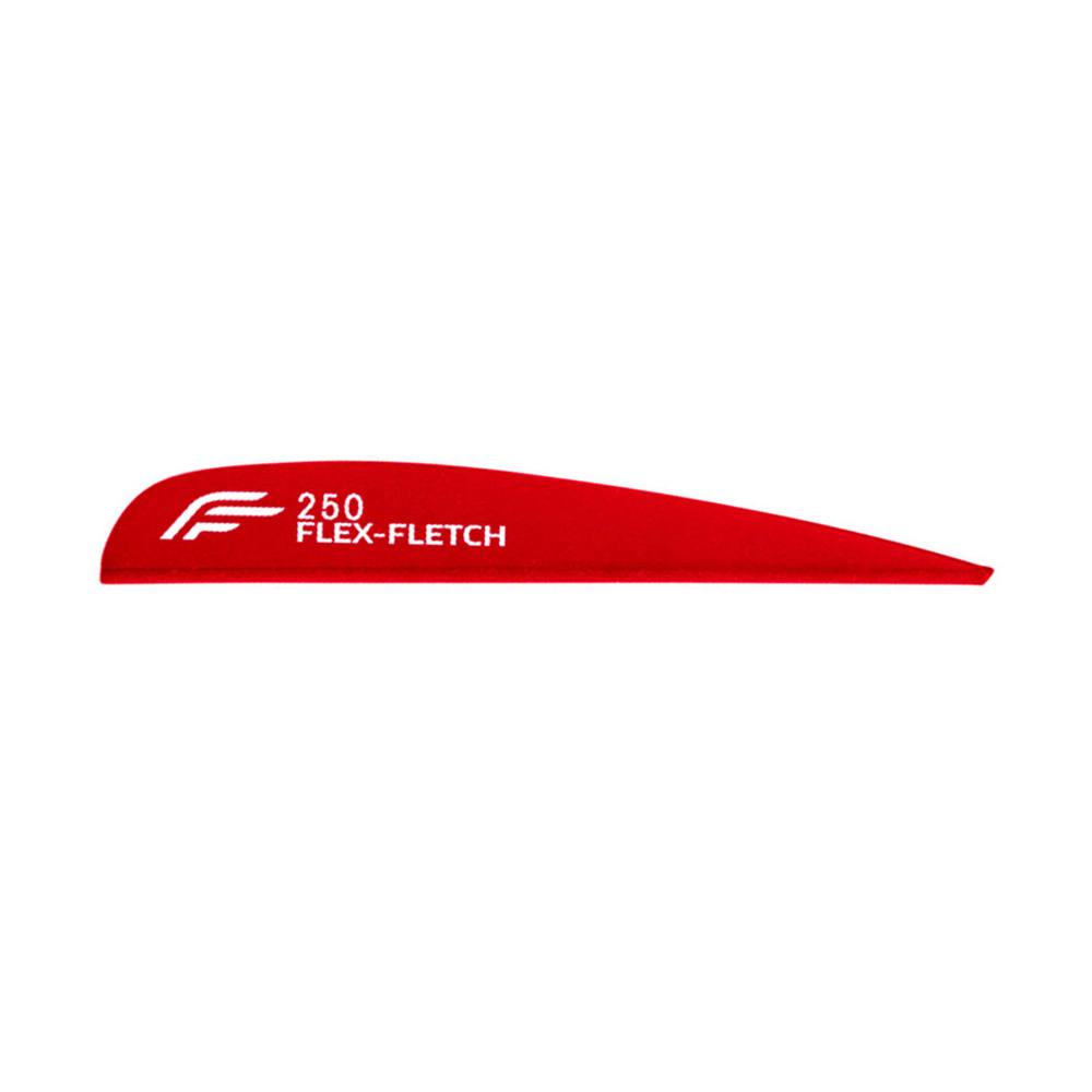 Flex-Fletch Vanes FFP No Prep Flex2 Kleur: Real Red / Model: FFP 250