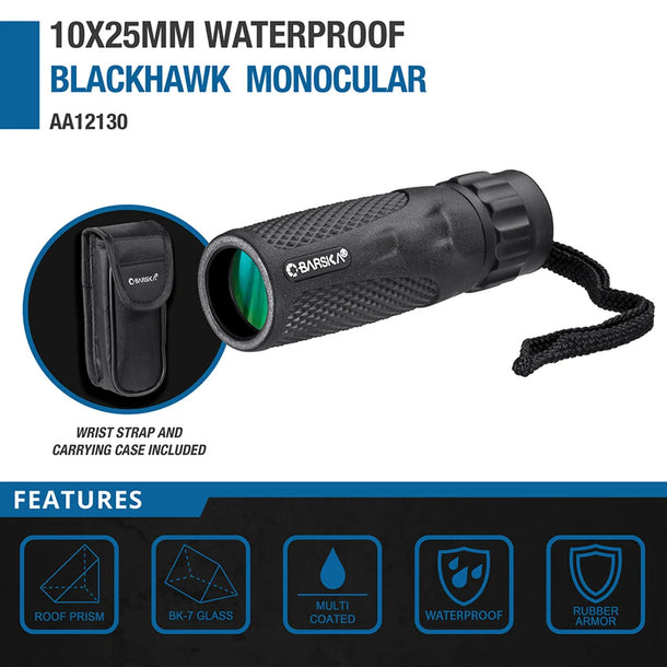 Barska Blackhawk 10x25 Monocular 