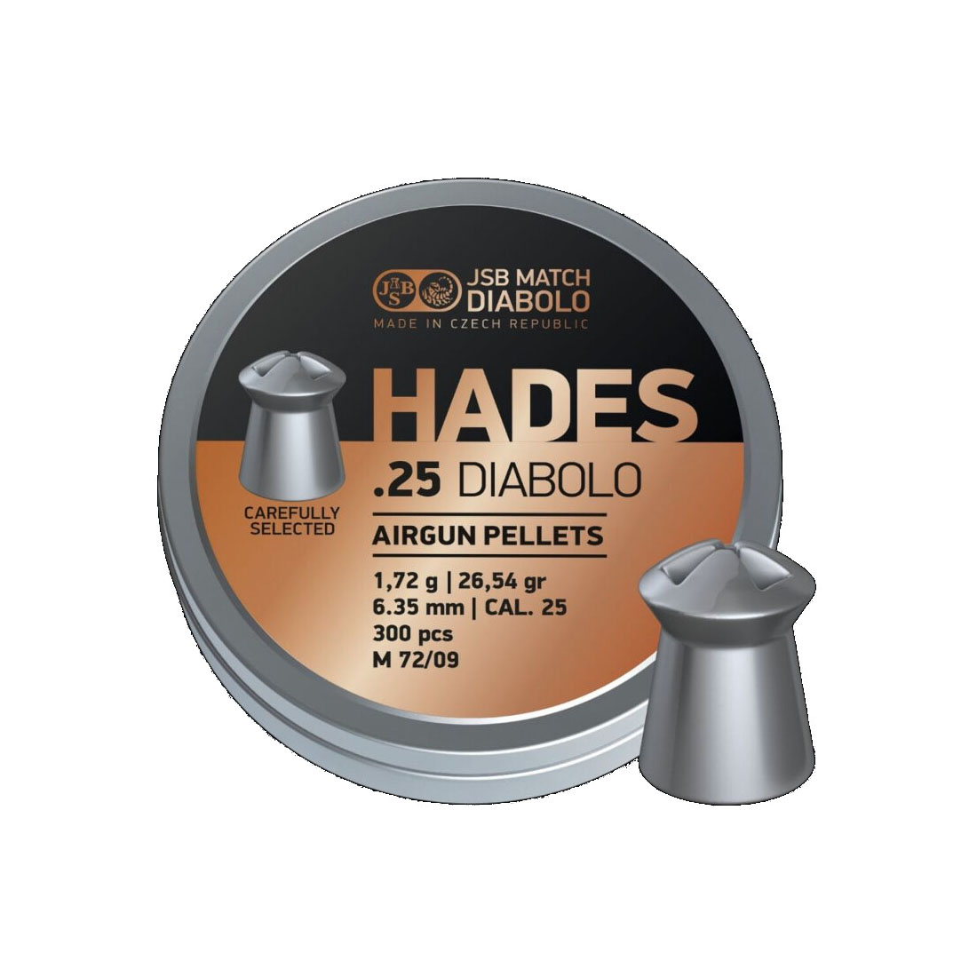 JSB Hades 6.35 mm Diabolo Luchtbukskogels - 300 st 