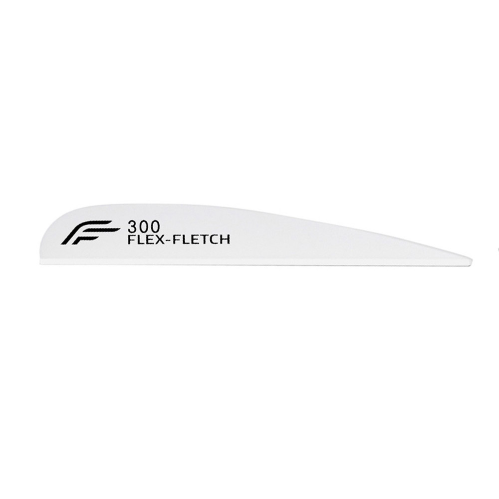 Flex-Fletch Vanes FFP No Prep Flex2 Kleur: White / Model: FFP 300