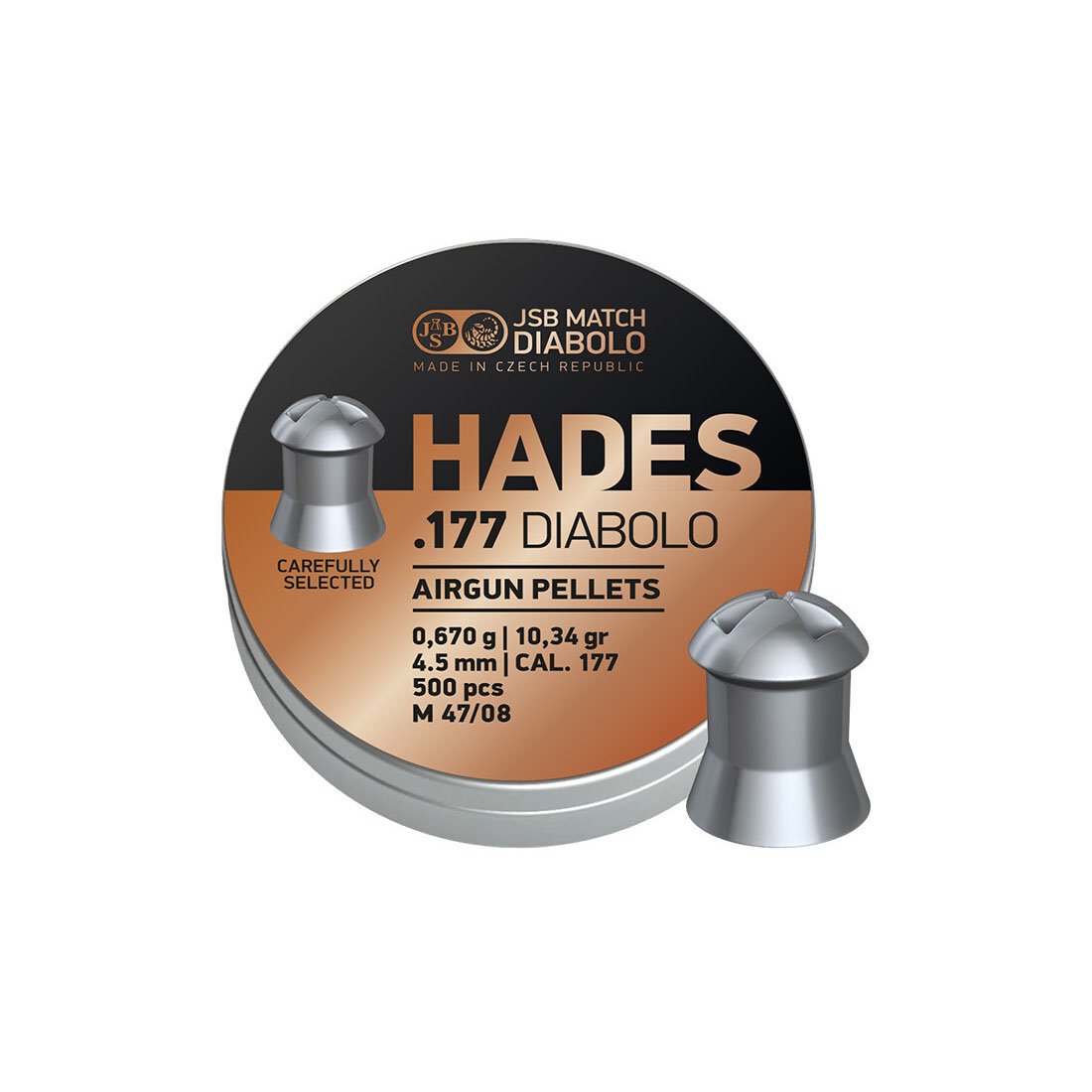 JSB Hades 4.5 mm Diabolo Luchtbukskogels - 500 st