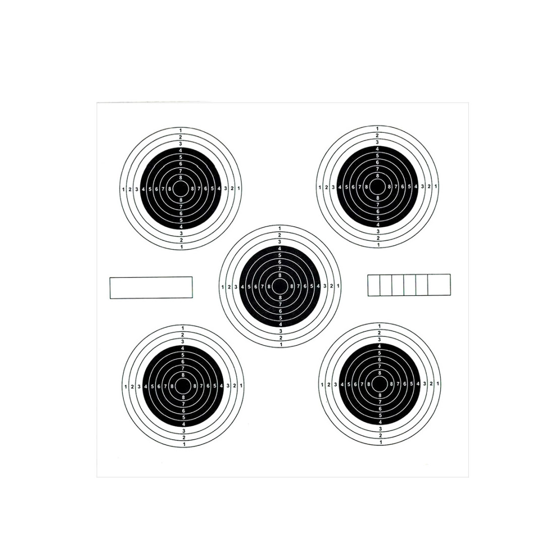 Target Sports Paper Targets 5 Rozen - 100 st 