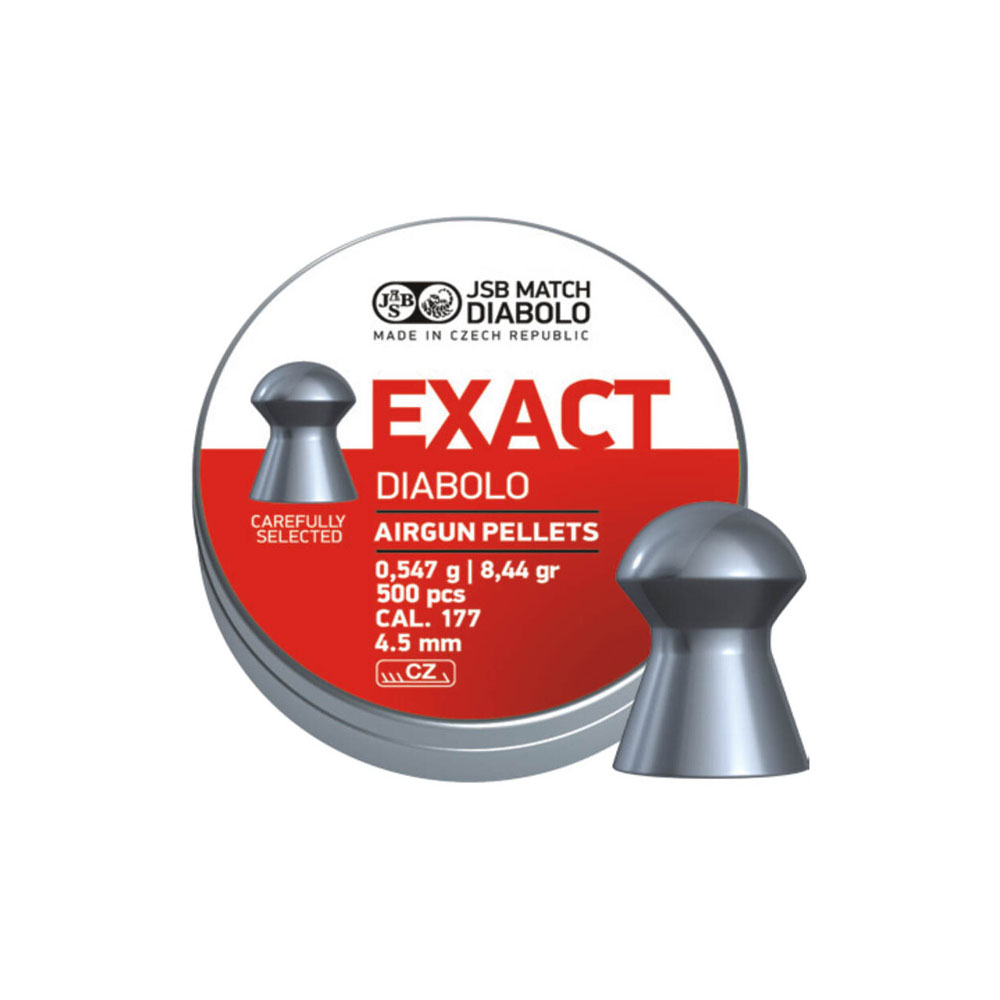 JSB Exact 4.52 mm Diabolo Luchtbukskogels - 500 st