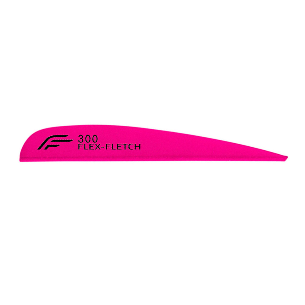 Flex-Fletch Vanes FFP No Prep Flex2 Kleur: Fluor Pink / Model: FFP 300