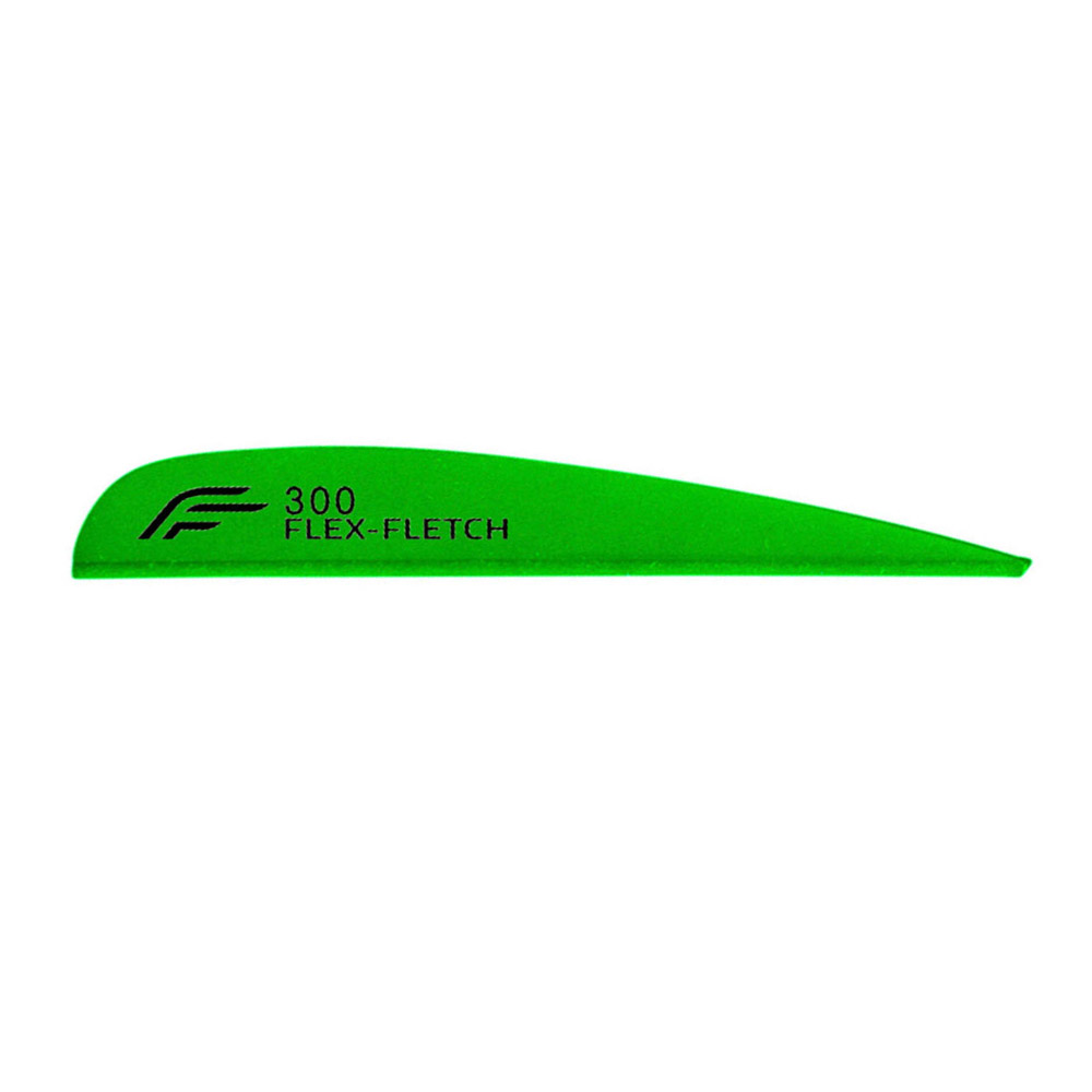 Flex-Fletch Vanes FFP No Prep Flex2 Kleur: Fluor Green / Model: FFP 300